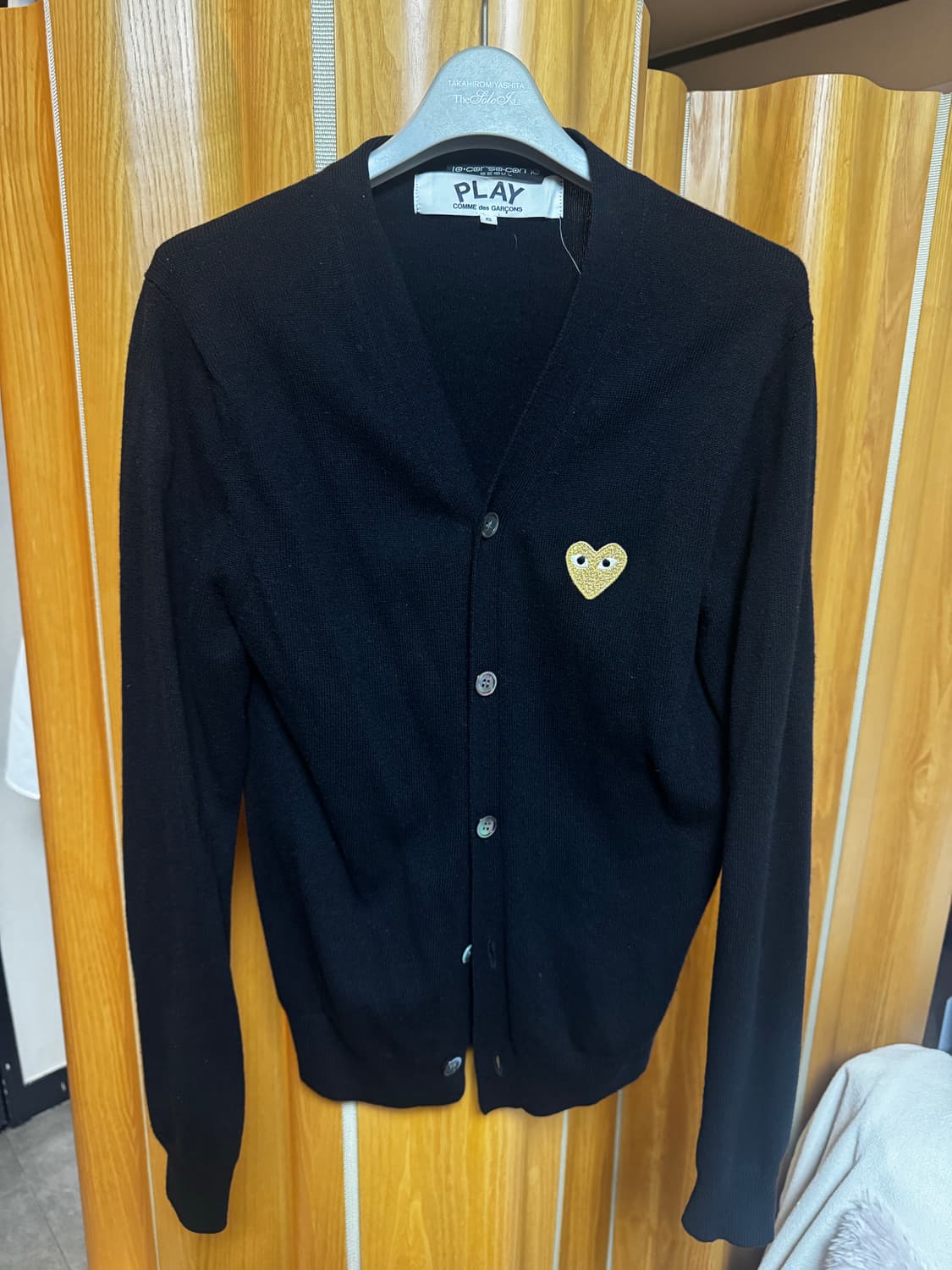 꼼데가르송 플레이 골드하트 가디건 S 상품이미지1