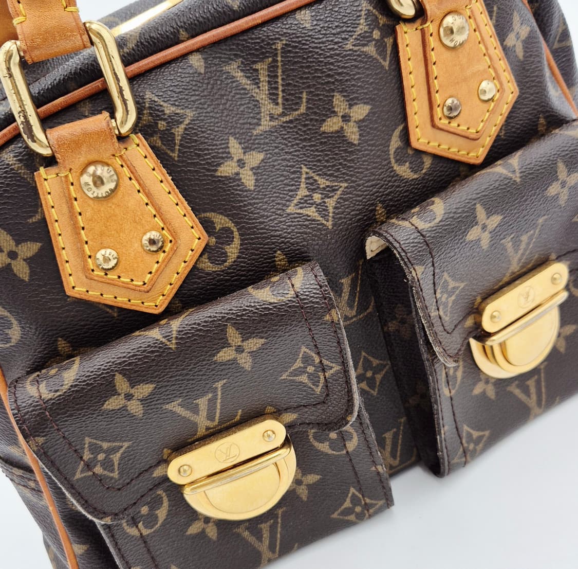 루이비통 모노그램 맨해튼 PM 토트백 상품이미지4