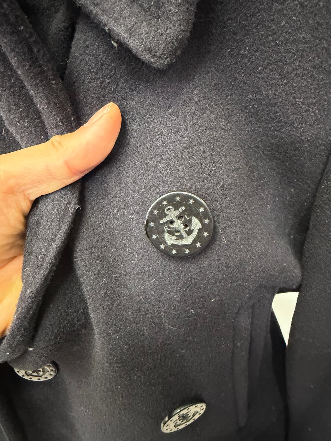 정품) 폴로랄프로렌 남성 네이비 피코트 M  상품이미지4