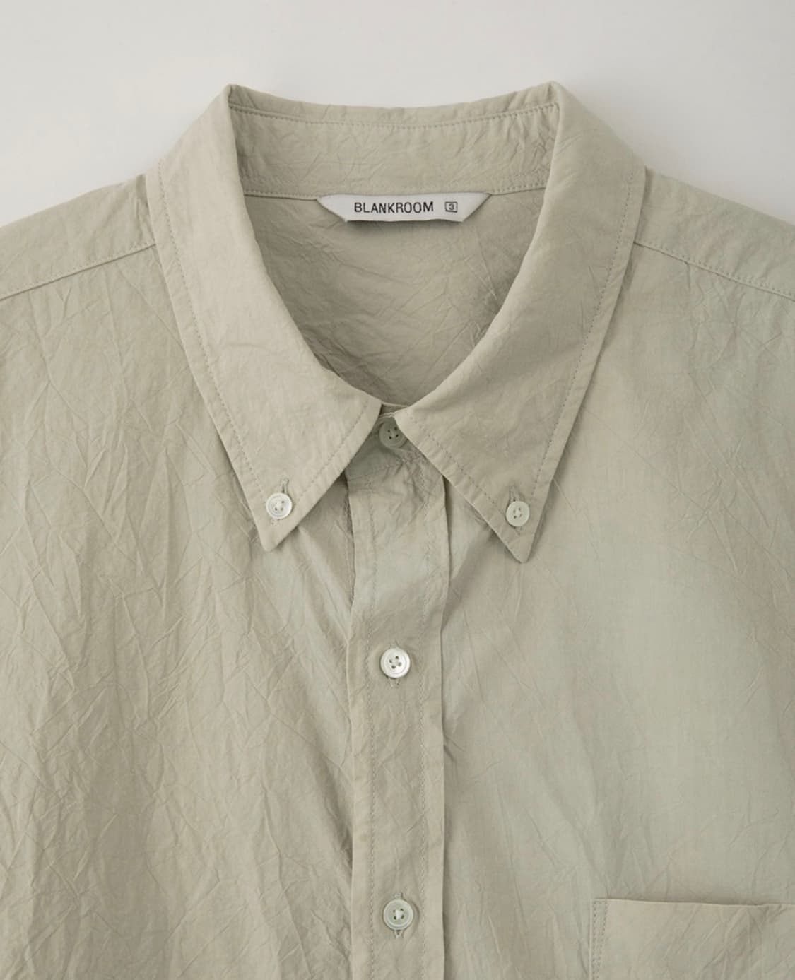 [새상품]26ss 블랭크룸 크리즈 셔츠 베이지 상품이미지2