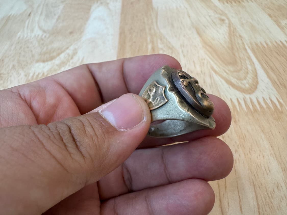 빈티지 멕시칸 바이커링(은, 브라스) 20호 상품이미지6