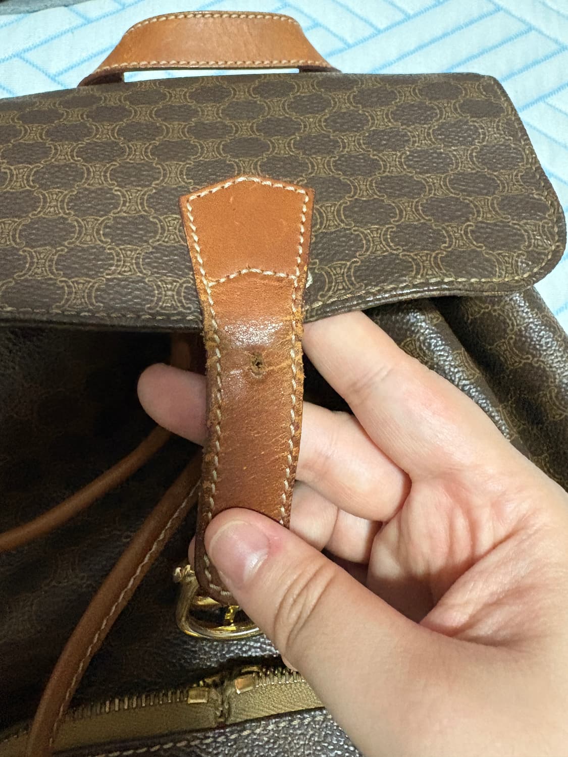 올드 셀린느 마카담 백팩 상품이미지9