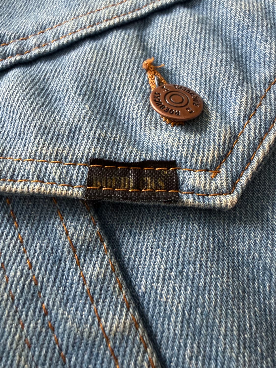 70s Sears Roebucks Denim Trucker Jacket 상품이미지5