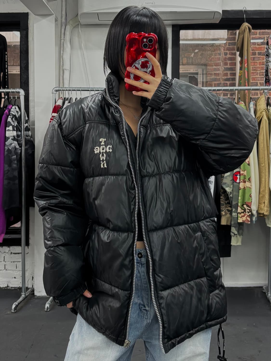 도그타운 블랙드래곤 퍼 후그 패딩 상품이미지4