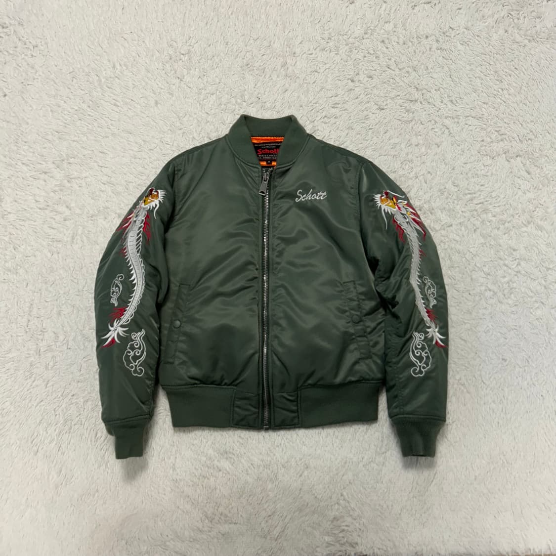 Schott × Anderson Bell MA-1 FlightJacket 상품이미지4