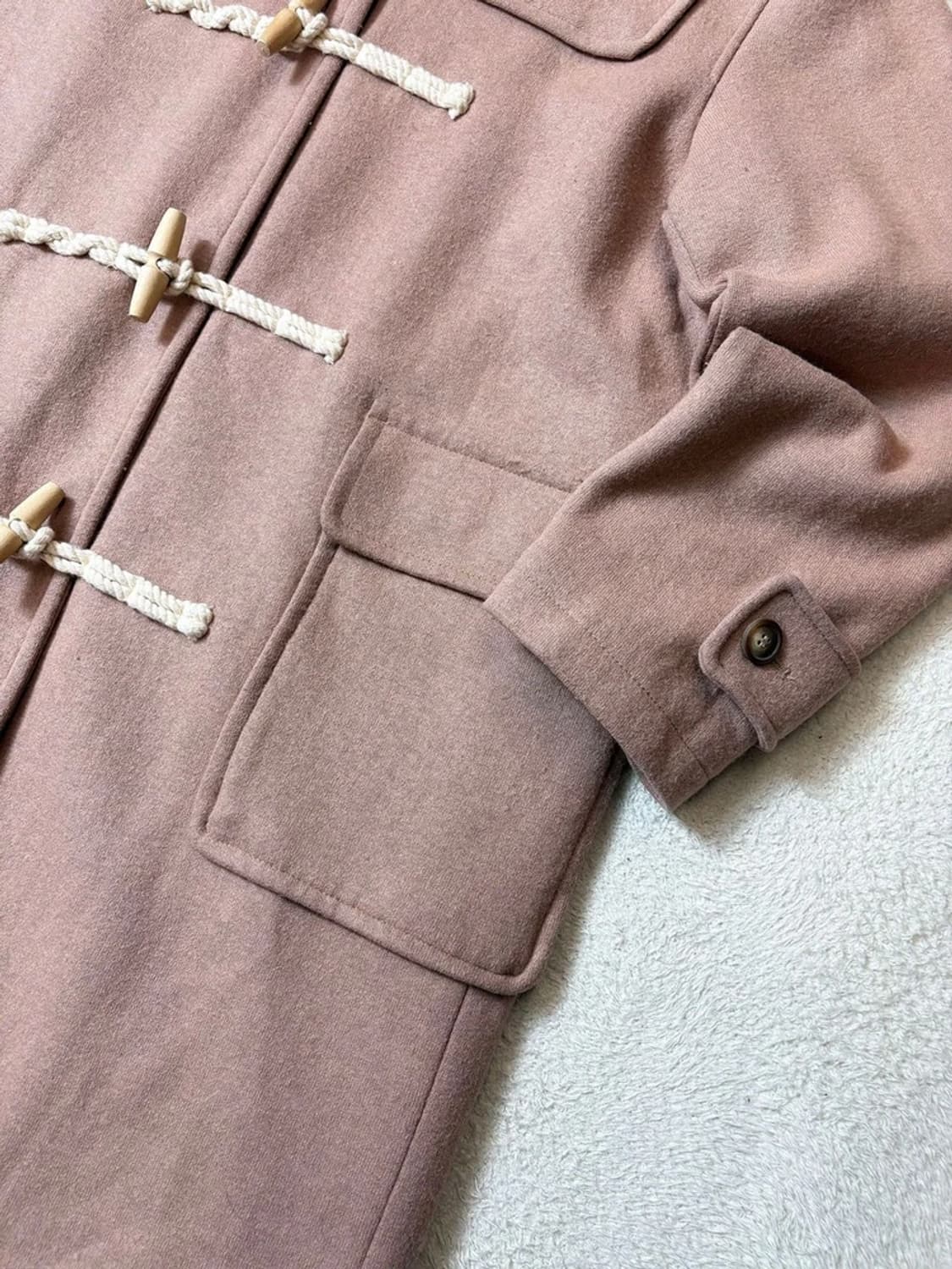 레겐보겐 REGEN BOGEN 누빔 핑크 더플 후디 코트 PN6833 상품이미지4