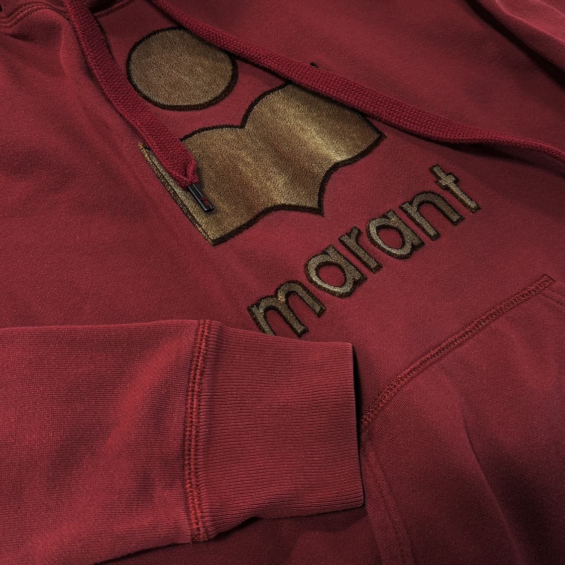 이자벨마랑 만셀 기모 버건디 후드티 상품이미지4