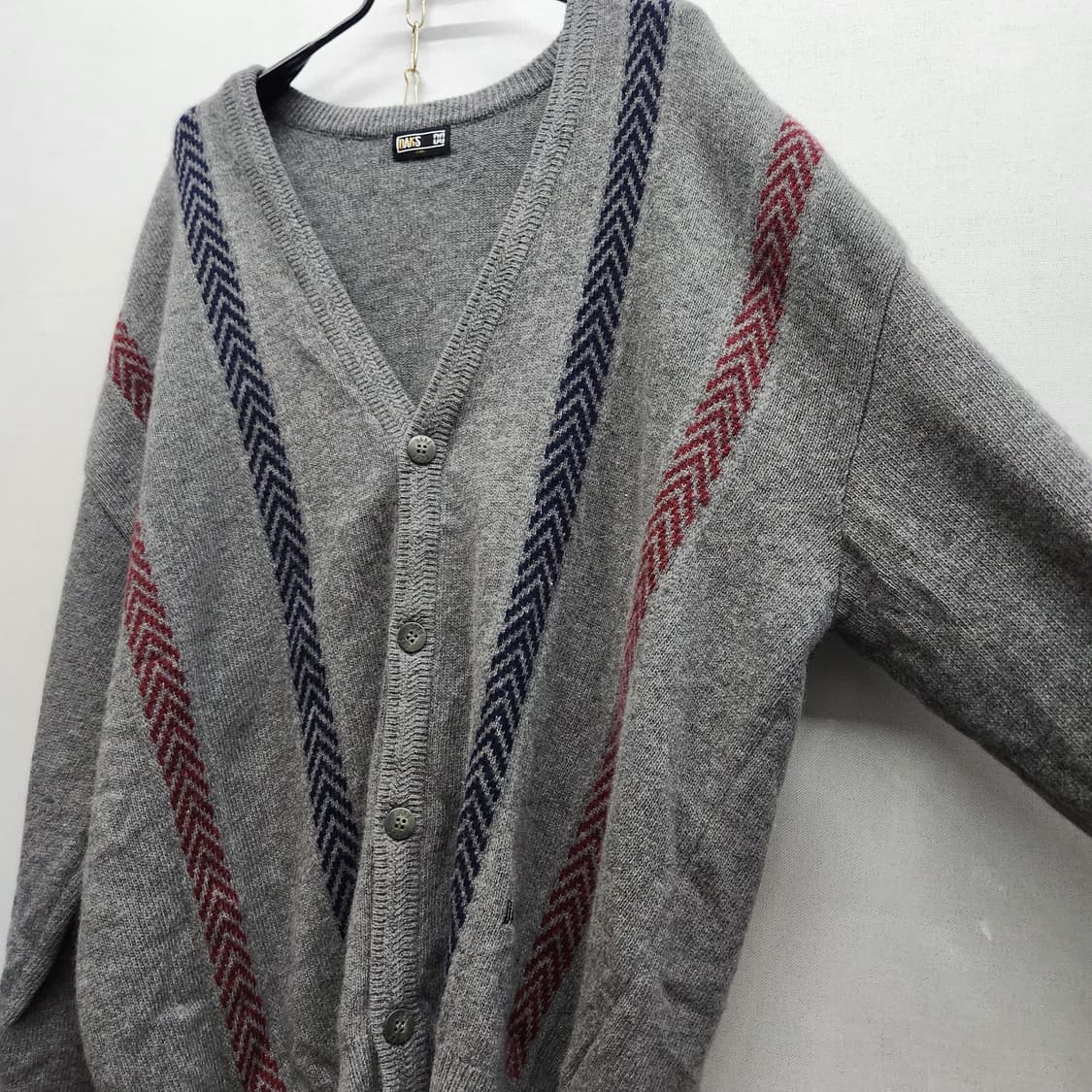 닥스 헤링본 패턴 가디건 2XL 상품이미지2