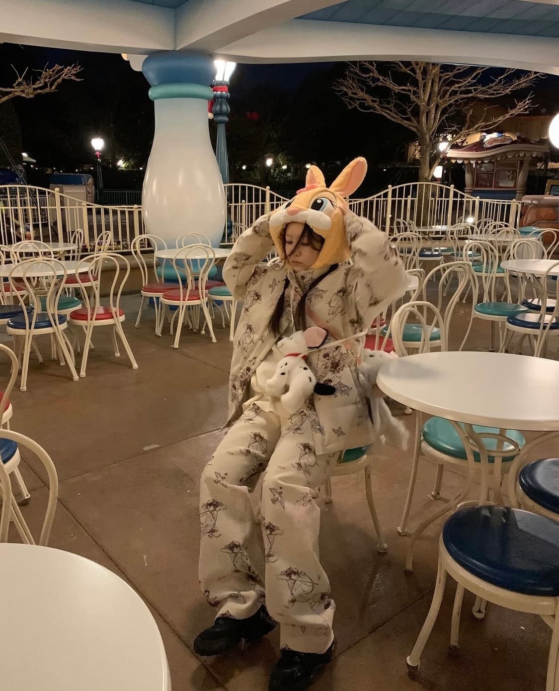 [새상품] 마블링 엔젤 자카드 패딩 푸퍼 상품이미지4