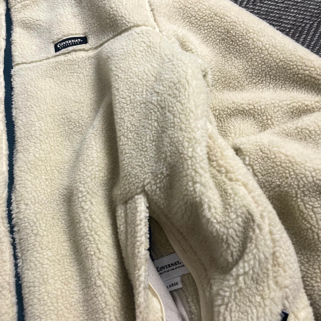 커버낫 리버시블 후드 플리스 자켓o 4627 상품이미지8