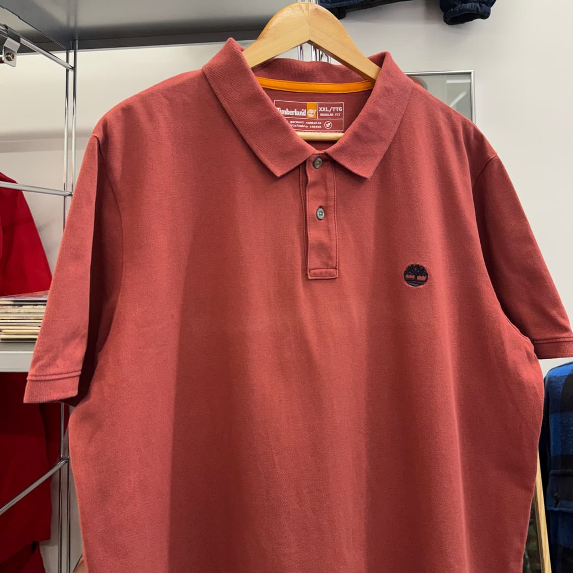 팀버랜드 빈티지 카라 티셔츠 (2XL)  상품이미지1