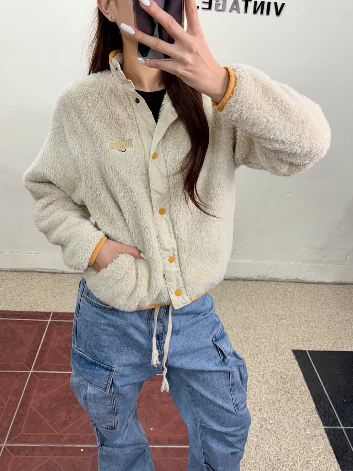 나이키 양털 후리스 자켓 상품이미지3