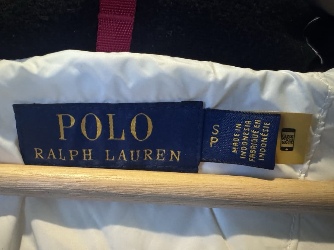 22FW 폴로 랄프 로렌 빅포니 컬러블록 다운 패딩 화이트 블랙 상품이미지4