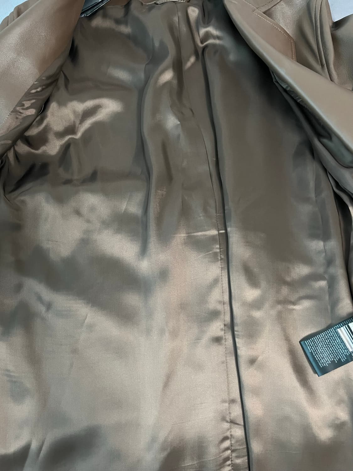 JOSEPH 조셉 천연 양가죽 롱 코트 브라운 상품이미지6