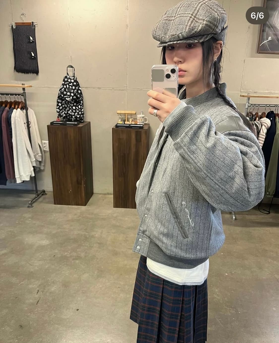 사파리스팟 바시티 자켓 그레이 상품이미지5