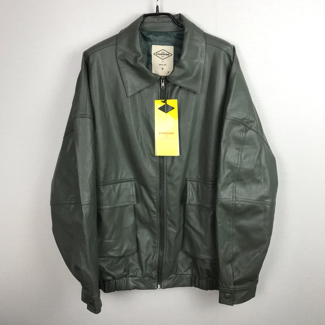 제너럴 아이디어 오버핏 가죽자켓 점퍼 남성M 상품이미지1