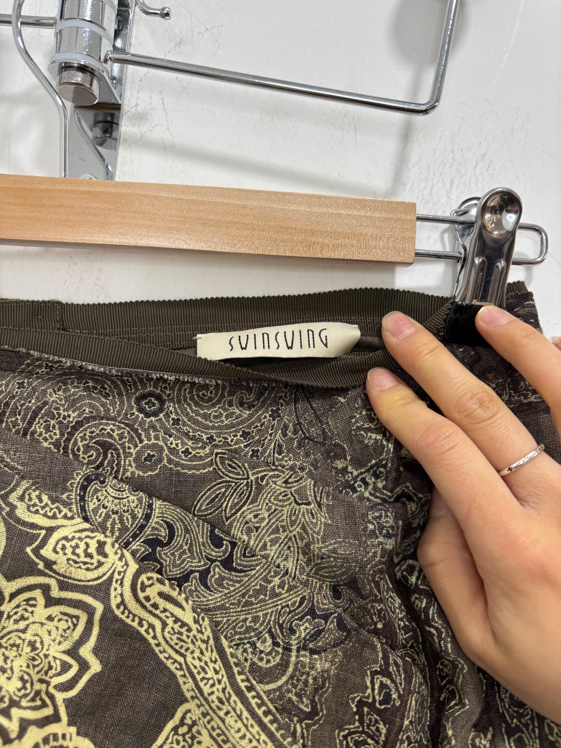 Swinswing 일본 빈티지 패턴 스커트 치마 상품이미지5