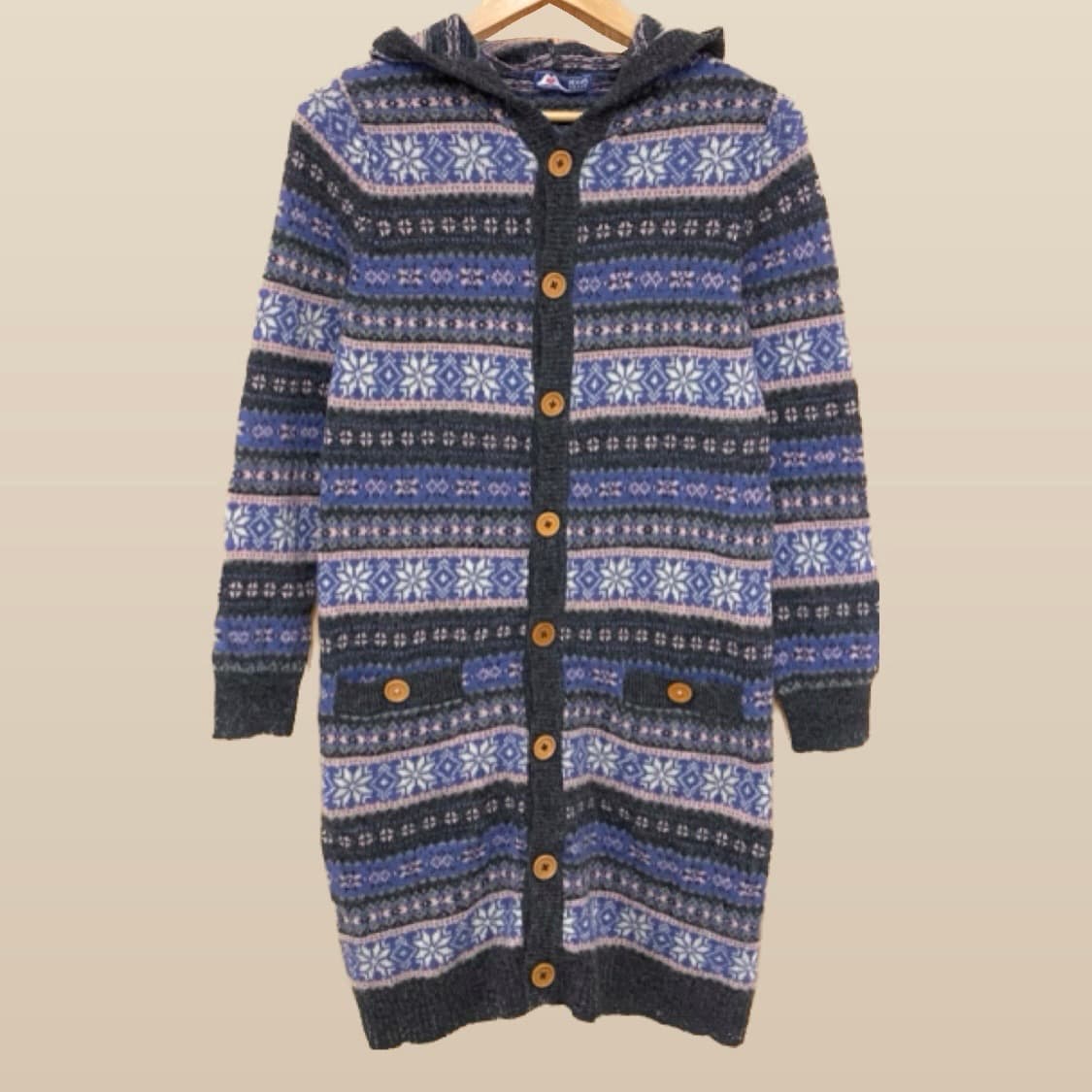 빔스 모리걸 롱 후드 가디건 상품이미지3