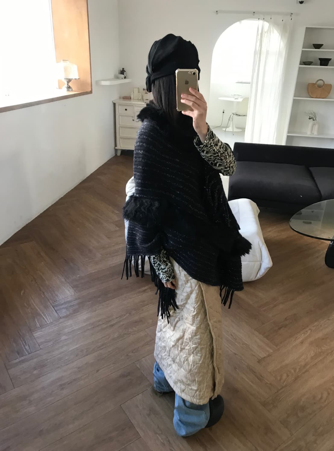 vintage pearl cape 상품이미지1