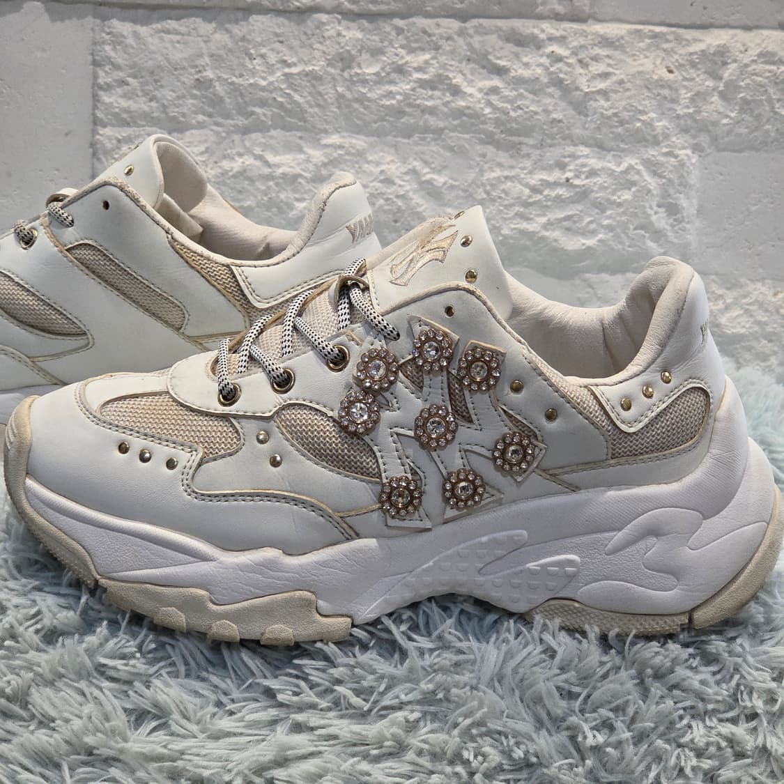 6a-12:엠엘비 청키 라이너 뉴욕 주얼 화이트 240mm 상품이미지3