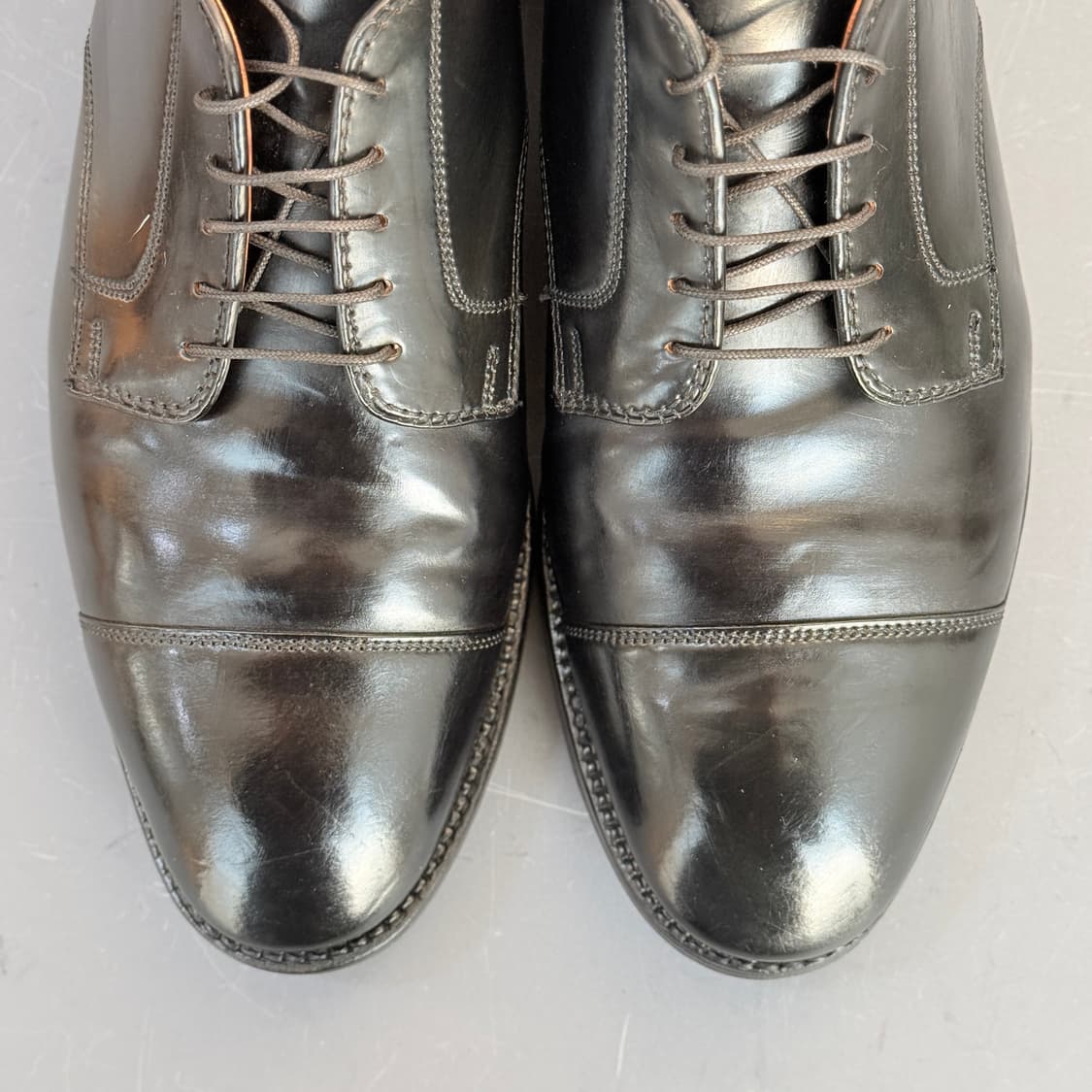 [11D] 알든 06607 블랙 코도반 스트레이트 팁 더비 (2161) 상품이미지2