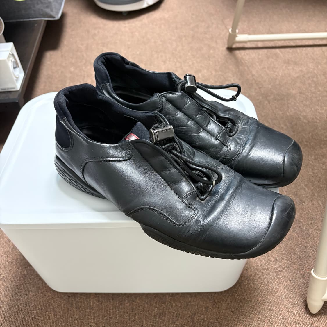 프라다 스포츠 스퀘어토 레이스업 슈즈 uk8 상품이미지2