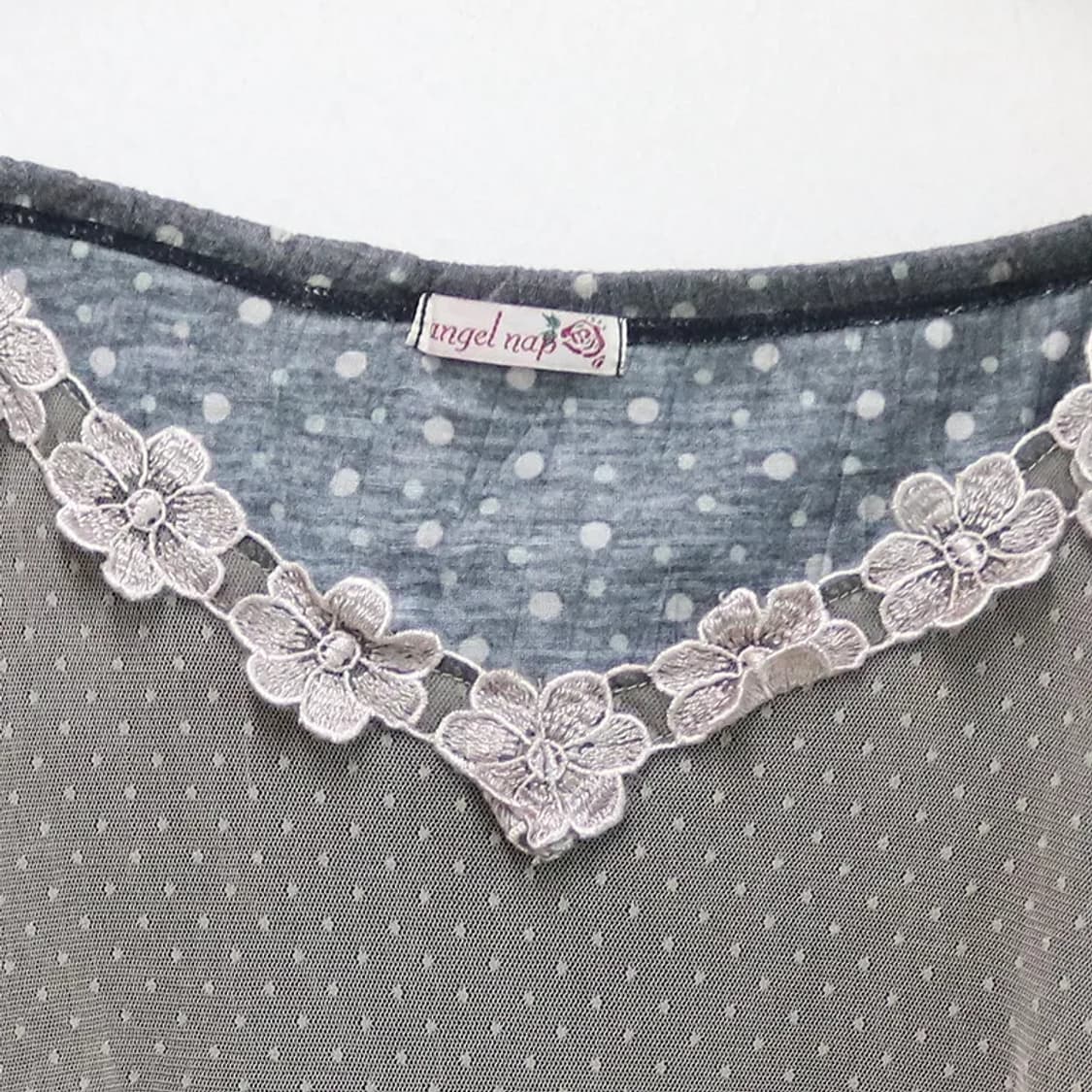 ANGEL NAP 플라워 포인트 슬리브리스 61146 상품이미지5