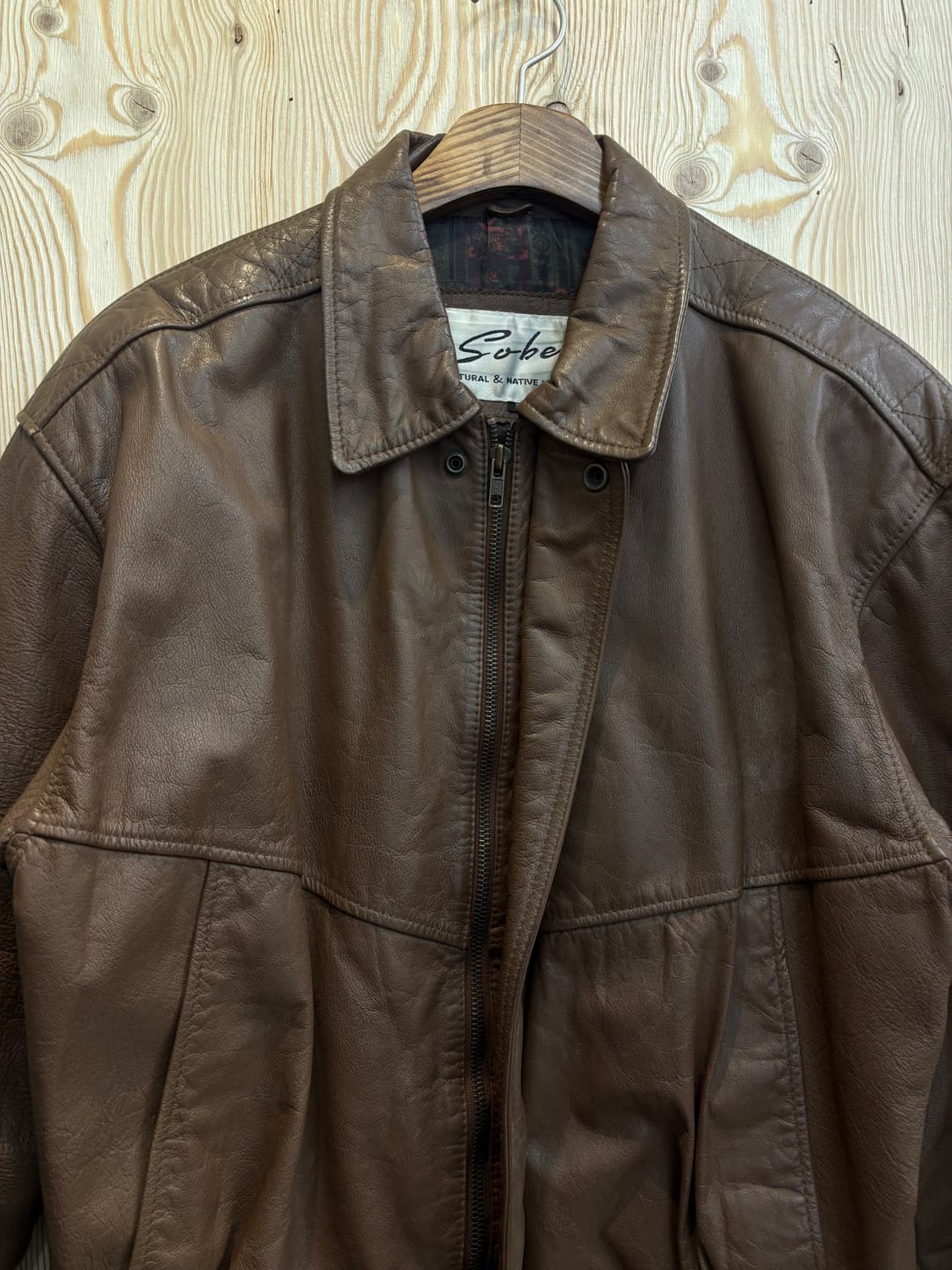 Sober A-1 레더 자켓 상품이미지2