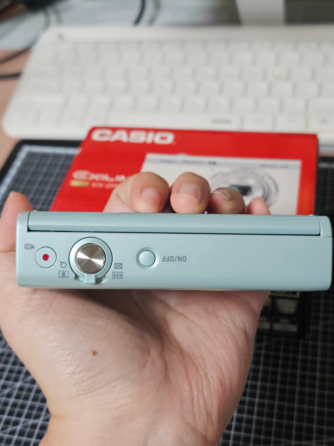 희귀) 카시오 엑슬림 ZR60 민트색 디카 풀박 상품이미지4