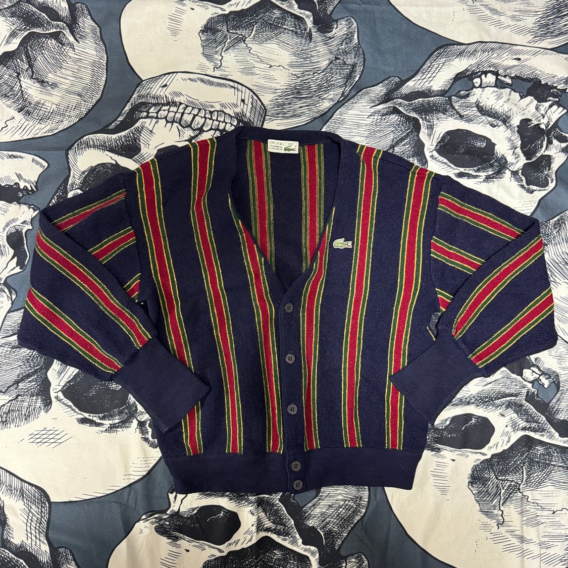 라코스테 울 가디건  실착 여성 M정도  상품이미지1