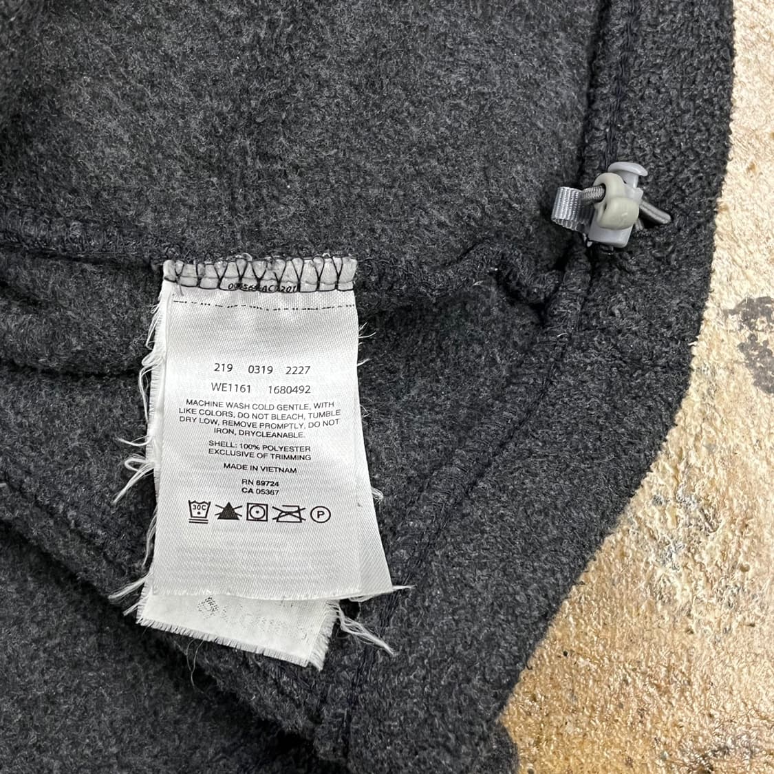 [정품/L] 컬럼비아 블랙 플리스 집업 자켓 b16 상품이미지6