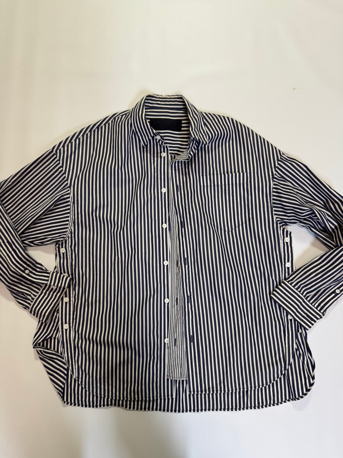 준지 스트라이프 긴팔 셔츠(44사이즈) 상품이미지1