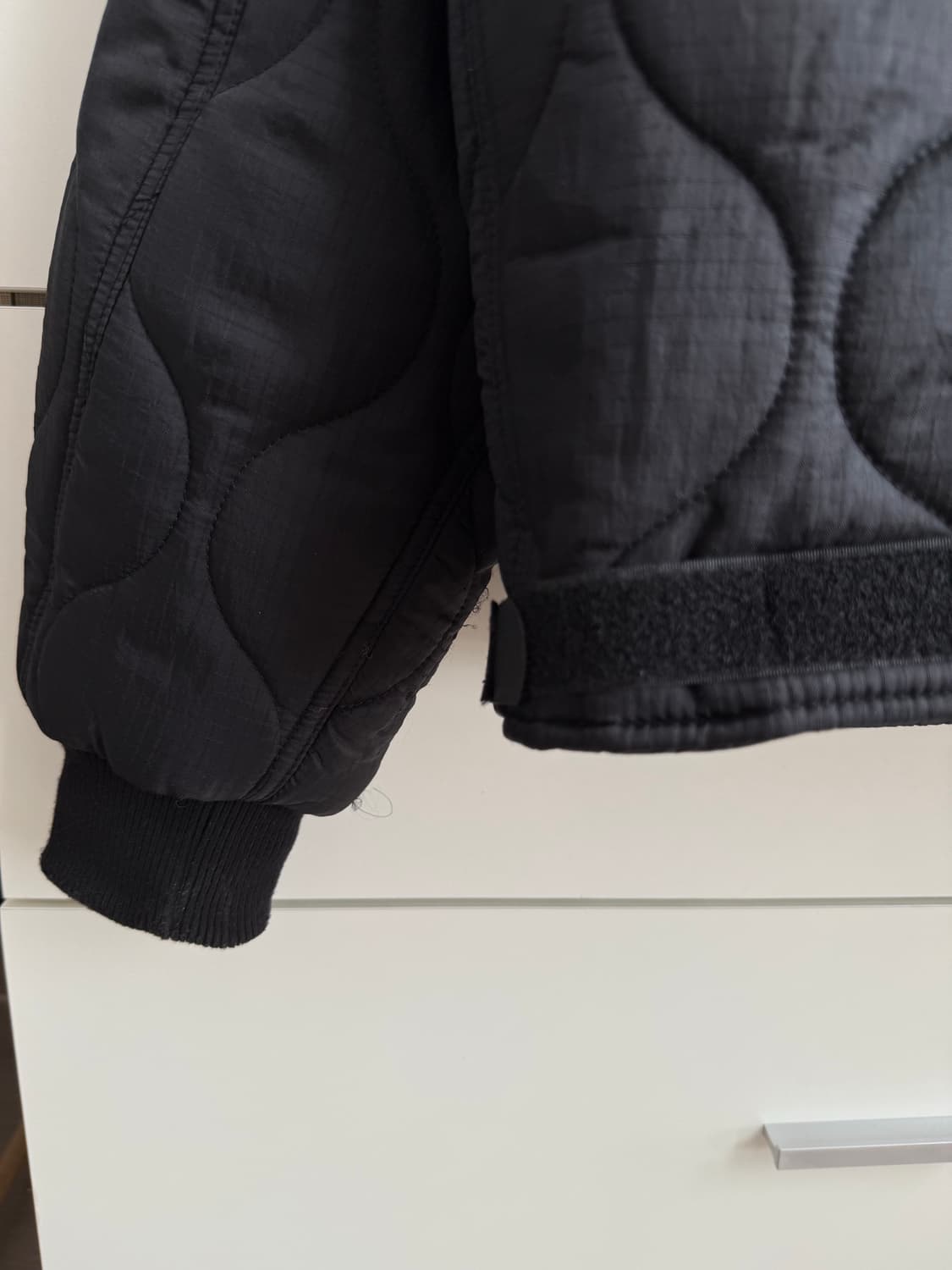 올리언스스토어 퀼팅 자켓 블랙 100 상품이미지3