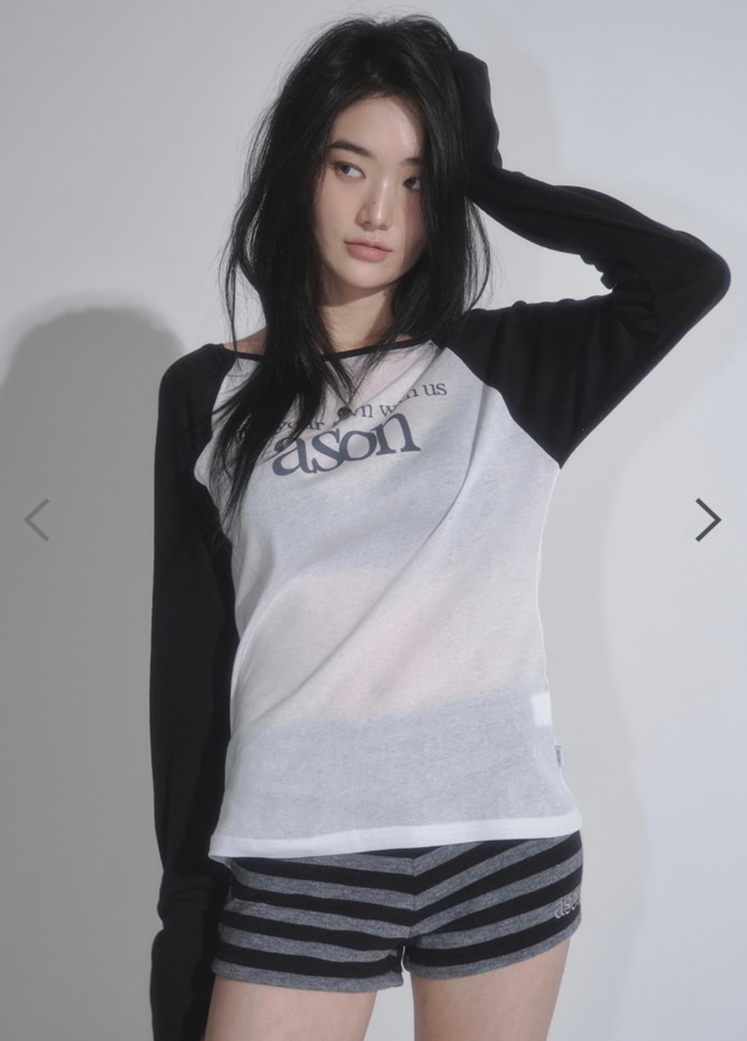 애즈온 롱슬리브 블랙 상품이미지1