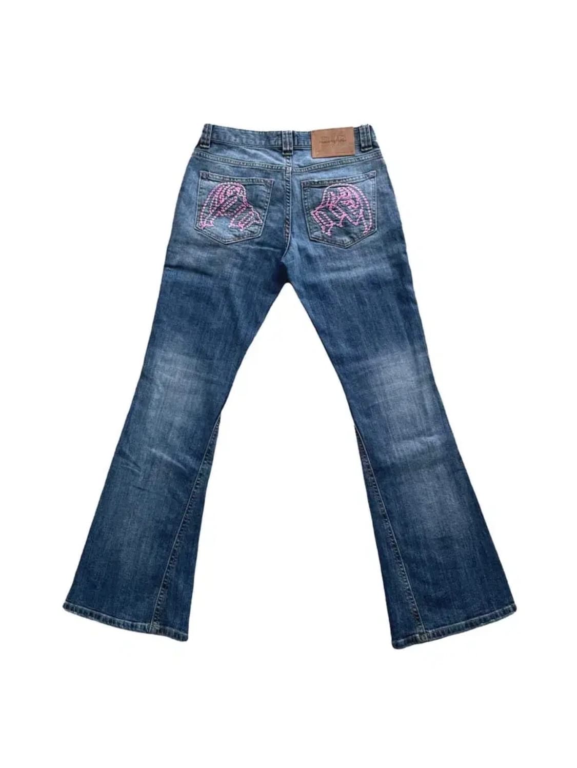 플리즈노팔로우 엔젤 로고 데님 부츠컷 상품이미지2