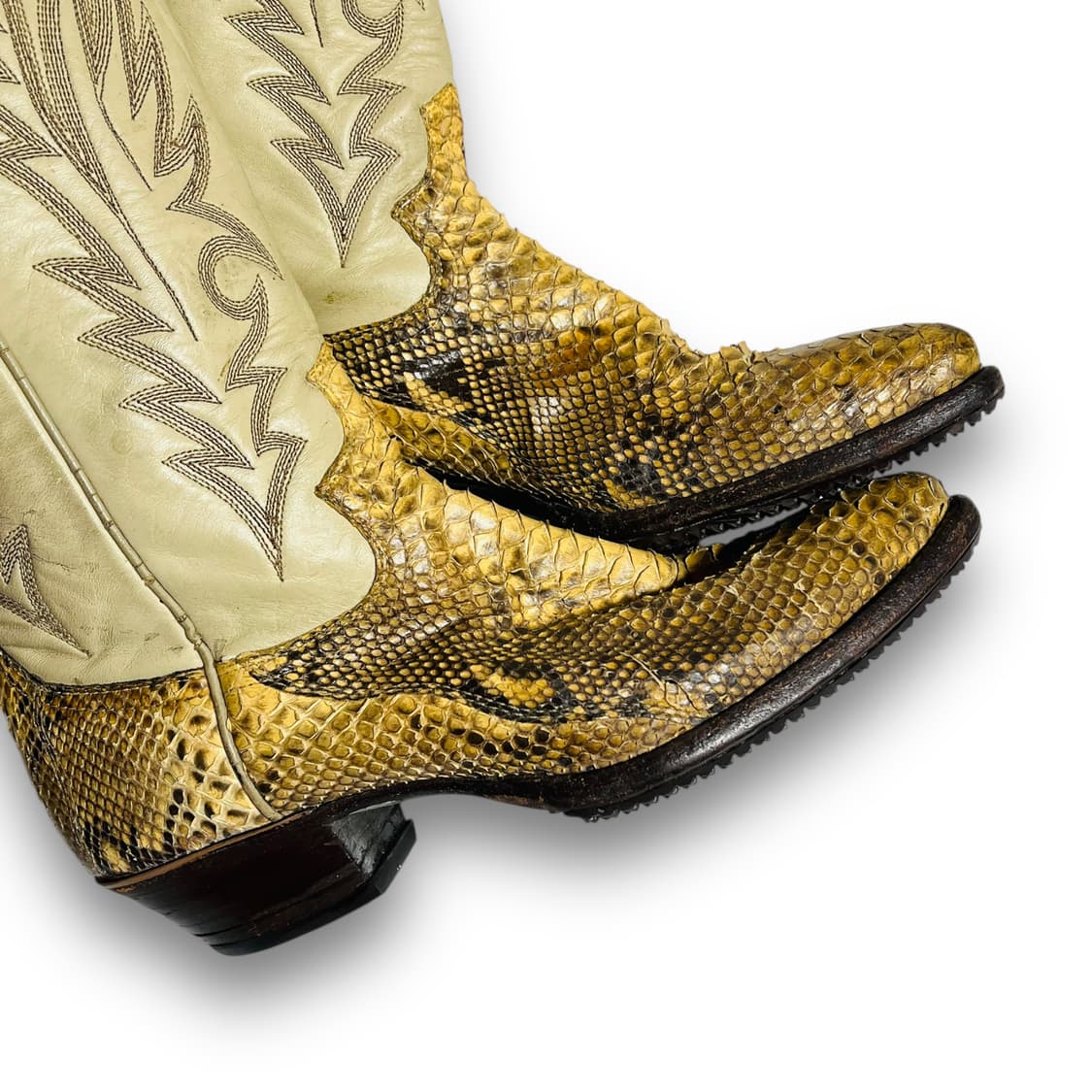 Justin Snake Patterned Western Boots ! 상품이미지7