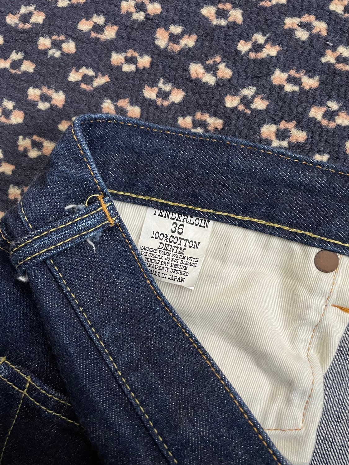 텐더로인 셀비지 데님팬츠 상품이미지9