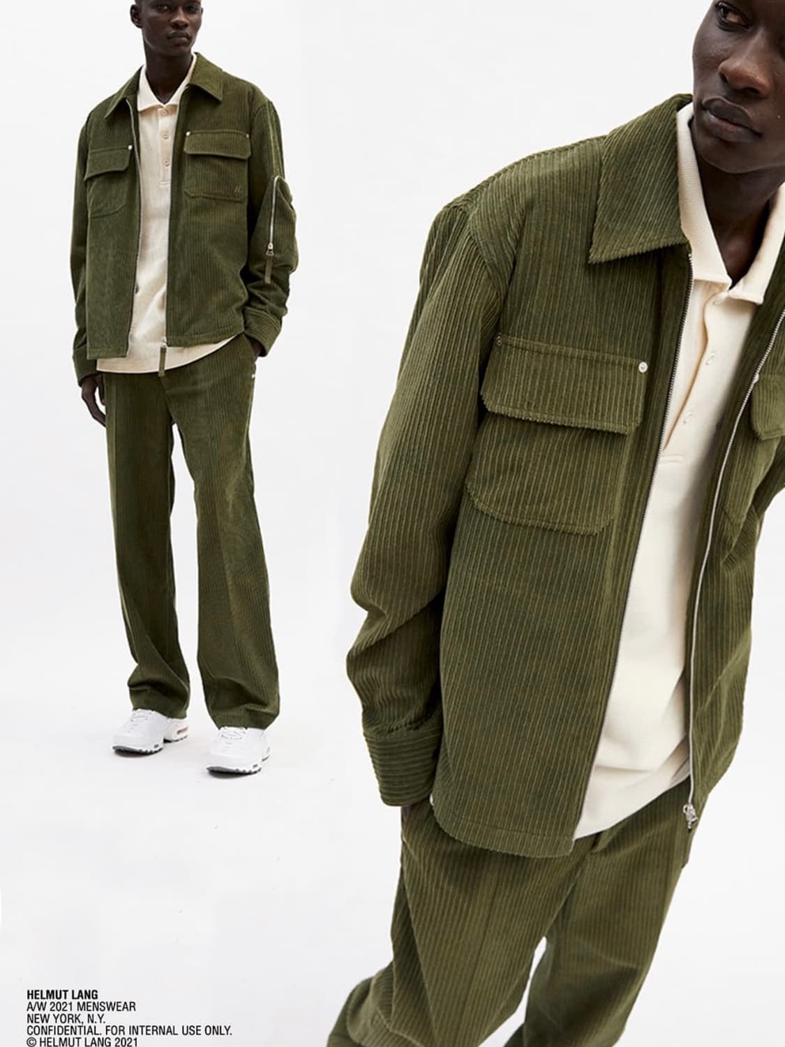 헬무트랭 코듀로이 집업 재킷  상품이미지1