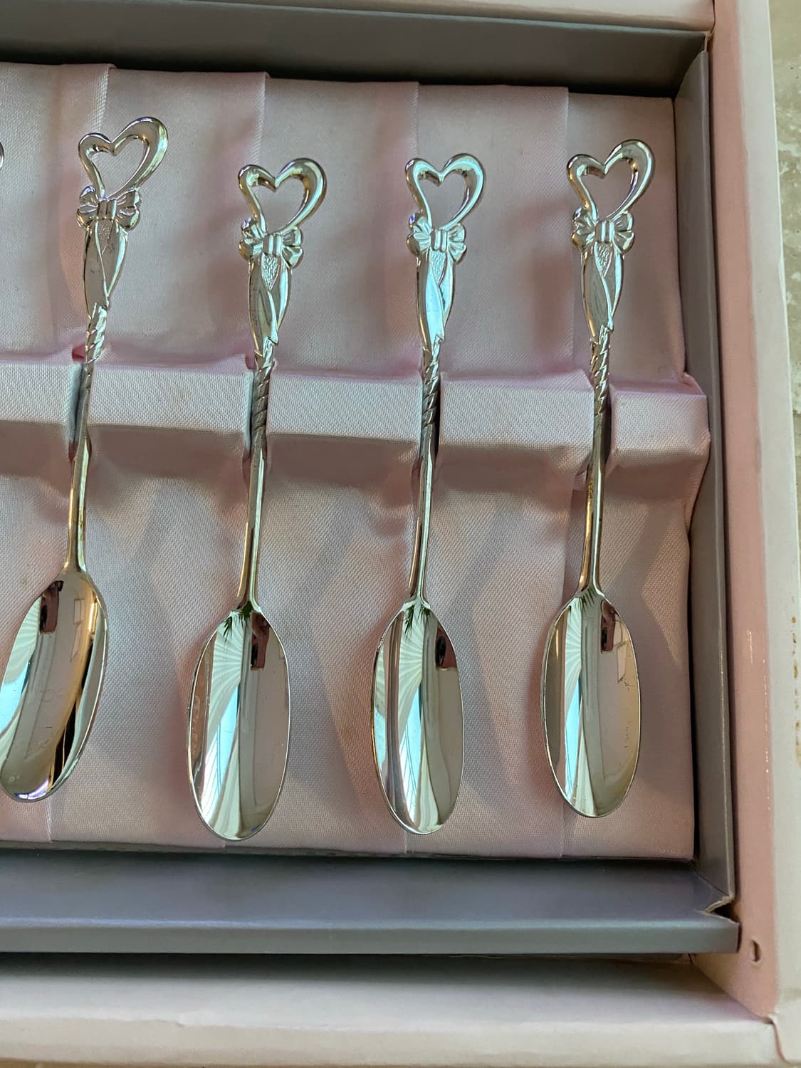 일본수입 리본하트 티스푼 세트  상품이미지4