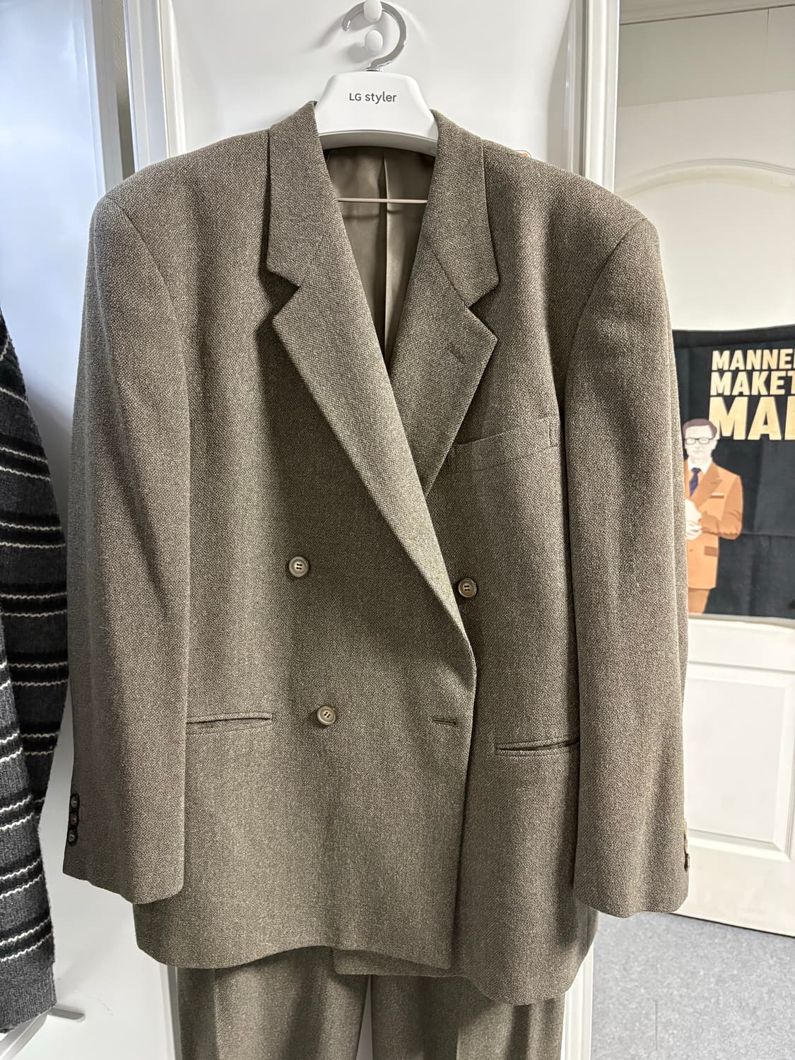 헤링본 더블수트 셋업 상품이미지2