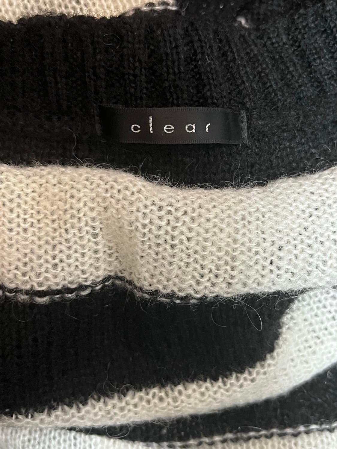 스트라이프 니트 긴팔 상품이미지4