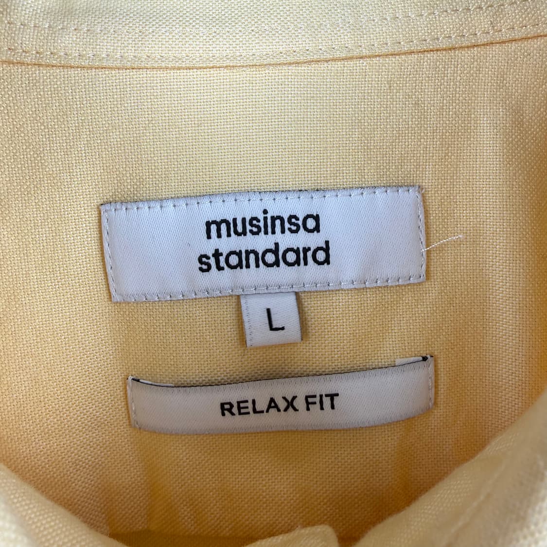 (L) 무신사스탠다드 릴렉스핏 옥스포드 셔츠 상품이미지3