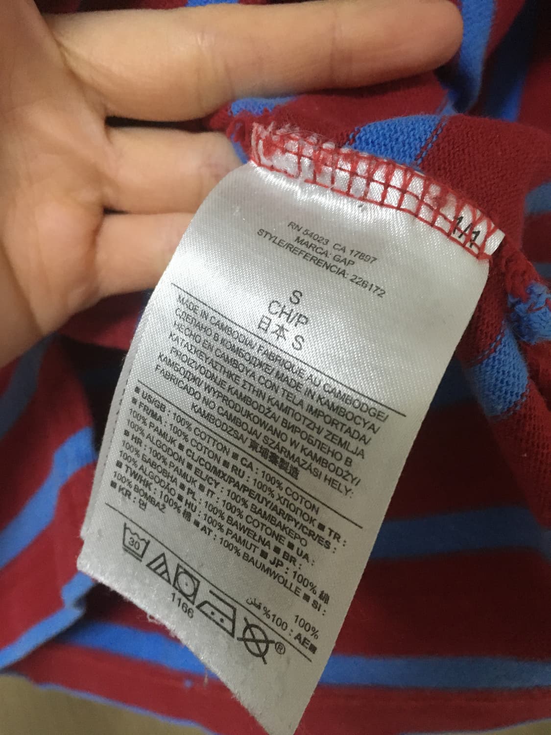 Gap stripe long sleeve 상품이미지5