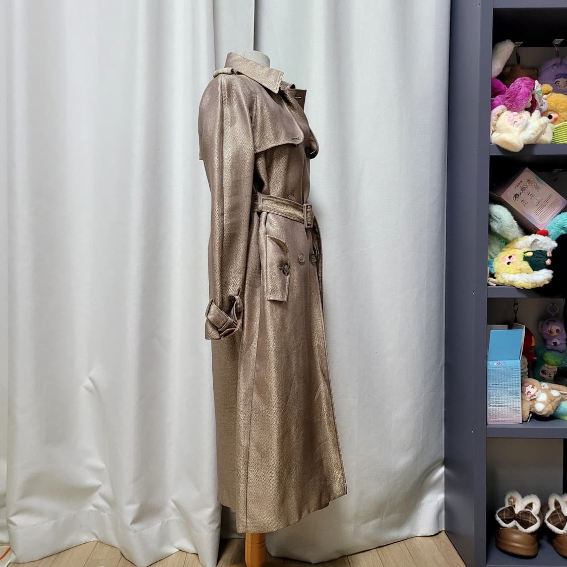 구찌 실크 트렌지코트 상품이미지2