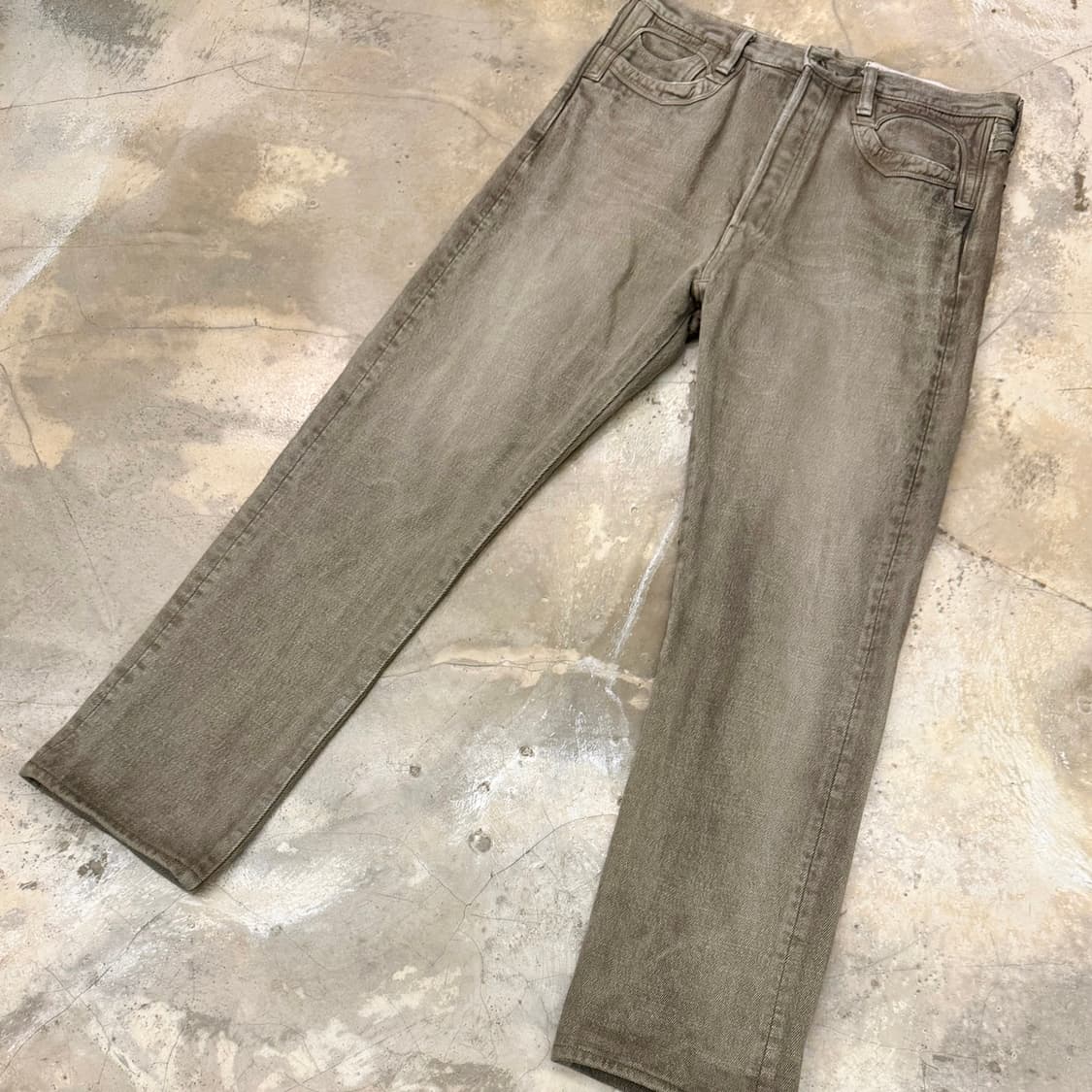 캐피탈 5포켓 데님 팬츠 브라운 상품이미지3