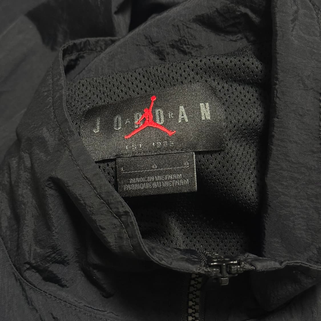 L 조던 블랙 바람막이 상품이미지4