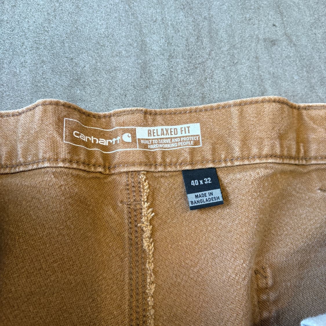 칼하트 정품 오리지널 브라운 카펜터 팬츠 상품이미지9