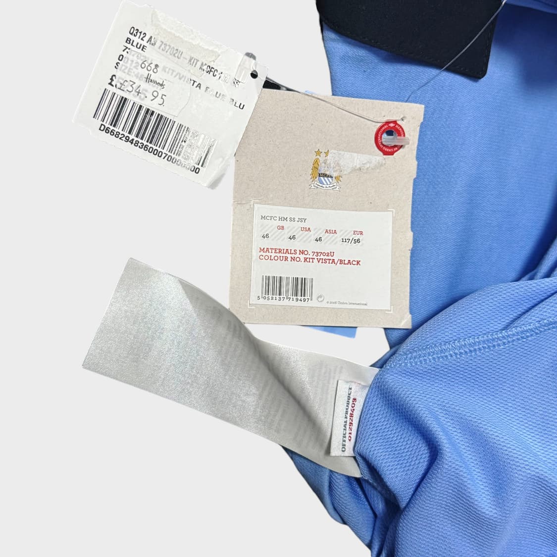 12-13 맨체스터 시티 홈 No.42 야야 투레 상품이미지9