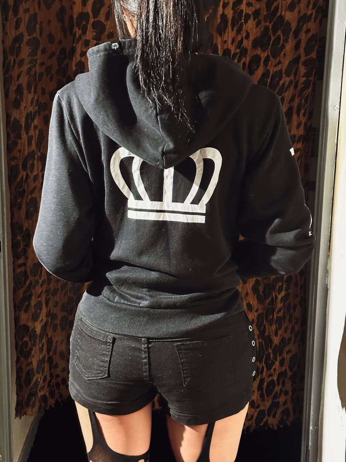 BABY DOLL black hood zip-up 상품이미지1