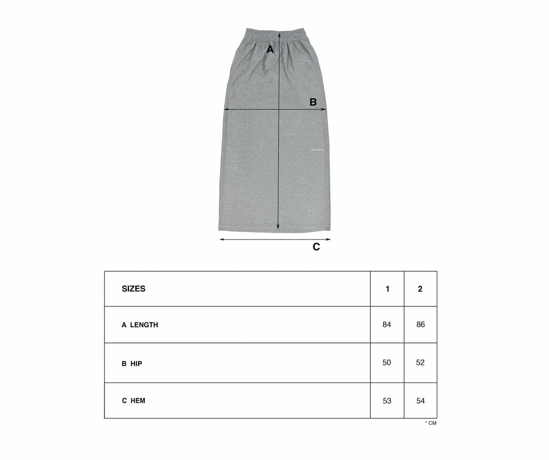 jichoiCOMFORT 23-004 LONG SKIRT 지초이 상품이미지7